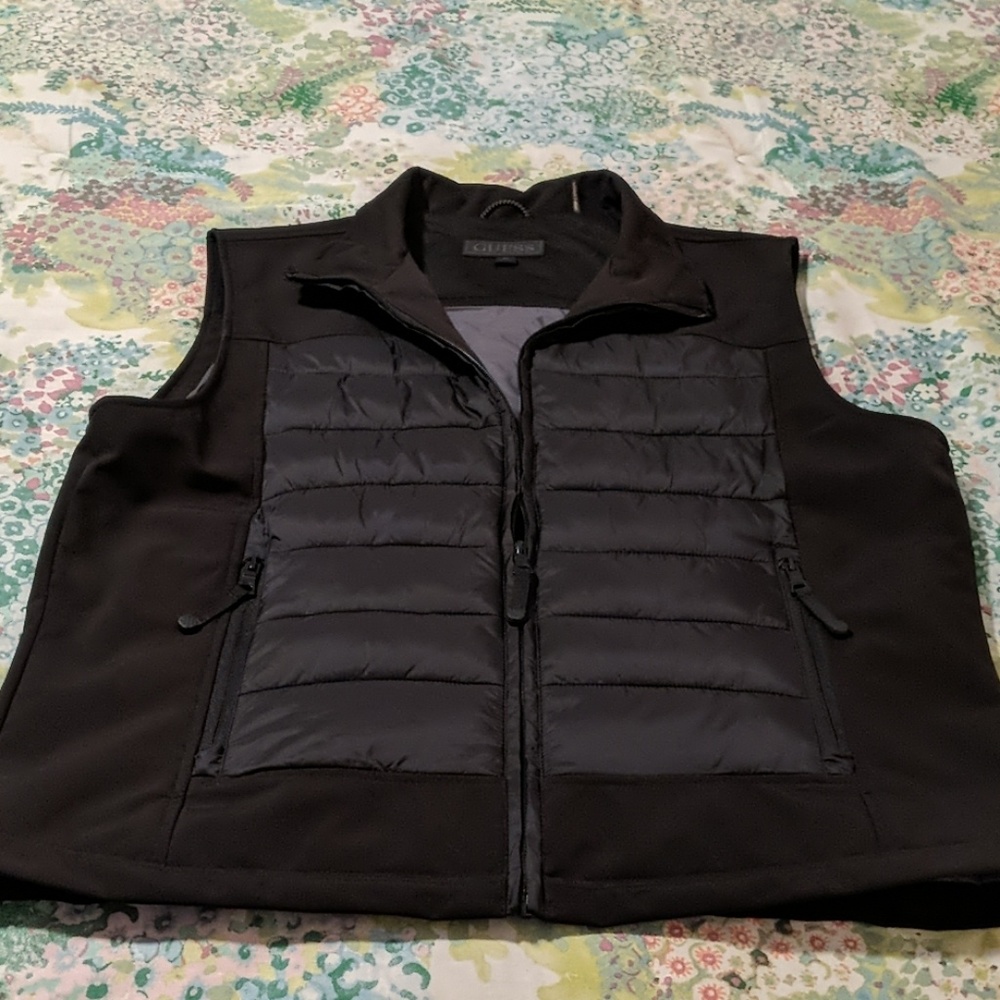 Men's black vest